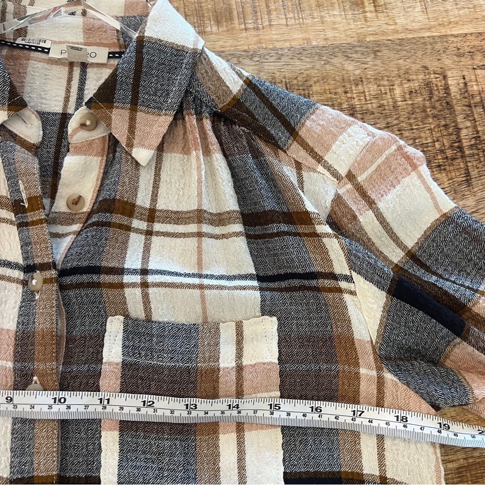 ANTHROPOLOGIE Pilcro plaid button down shirt - Picture 6 of 8